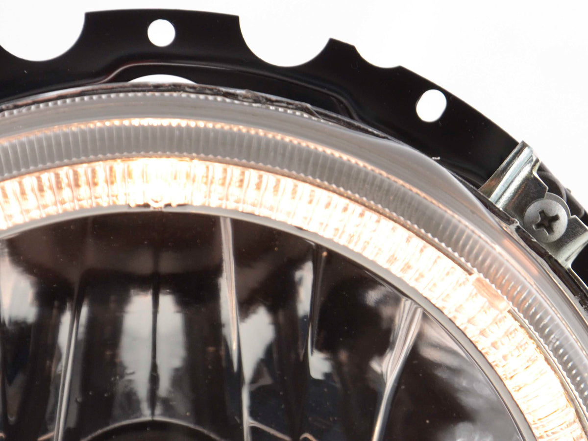 Scheinwerfer Set Angel Eyes VW Golf 1 Typ 17 74-83 chrom Scheinwerfer Set Angel Eyes VW Golf 1 Typ 17 74-83 chrom